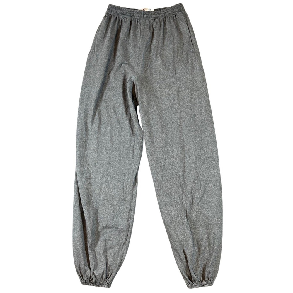 VTG DC Athletic Club Gray Sweatpants Joggers Women Medium Made in USA 80s Baggy